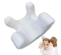 Flawless Face Pillow, Memory Foam Anti Wrinkles Pillow, Breathable Soft Beauty Face Pillows for Side Back Sleeping, Prevention Reduction Wrinkles Facail Beauty Sleeping Side Sleeper Pillows