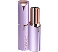 Flawless Facial Hair Removal for Women - Electric Razor Device, Small Dermaplaning Remover Tools Finishing Epilator Trimmer Face Dermaplane Shavers Beauty Gadgets Accessories by VISOFO (Amethyst)
