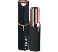 Flawless Facial Hair Removal for Women - Electric Razor Device, Small Dermaplaning Remover Tools Finishing Epilator Trimmer Face Dermaplane Shavers Beauty Gadgets Accessories by VISOFO (Onyx)