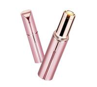 Flawless Facial Hair Remover, USB Rechargeable Painless Facial Hair Remover for Women Waterproof Hair Removal Device,Flawless Hair Remover with LED Light Painless Hair Trimmer (Rose Gold)