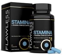 Flawless For Men Stamina | L-Arginine, L -Citrulline & Nitric Oxide Supplement for Men | Promotes Male Vitality, Blood Flow and Endurance | 60 Capsules