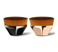 Flawless Foundation Makeup Brush, Endoto Kabuki Face Brush Flat Top High-Density Multifunctional for Flawless Powder, Blending Liquid or Cream Cosmetics with Portable Case