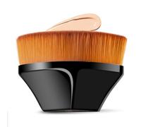 Flawless Foundation Makeup Brush, Kabuki Magic Face Brush Flat Top High-Density Multifunctional for Flawless Powder, Blending Liquid or Cream Cosmetics with Portable Case