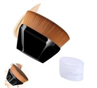 Flawless Foundation Makeup Brush PortableKabuki Magic Face Brush for Flawless Powder Black