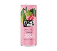Flawsome! Apple & Rhubarb Lightly Sparkling Juice Can 250ml