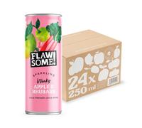 Flawsome Lightly Sparkling Apple Rhubarb Juice - No Added Sugar 100 ColdPr
