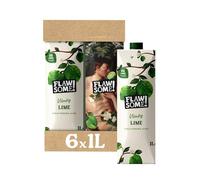 Flawsome! Lime 6x1l - Cold-Pressed - No Added Sugar - 100% Natural and Pure with No Sweeteners - Craft Vegan Not from Concentrate