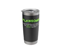 Flawsome Self-Confidence Awesome with Flaws Humor Stainless Steel Insulated Tumbler