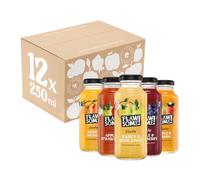 Flawsome! Variety Pack 12x250ml - Cold-Pressed Juice - No Added Sugar Pressed Juice - 100% Natural & Pure, with No Sweeteners - Craft, Vegan, Not from Concentrate