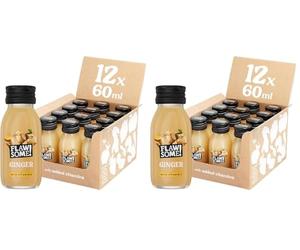 Flawsome! Vitamin D Ginger Shots (12x60ml) | Immunity Kick | 20ug of Vitamin D3 (396% RI) in Every Shot | Whole Ingredients, Nothing Artificial, No Added Sugar, Vegan | BCorp Certified (Pack of 2)