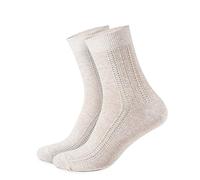 FlaxSox Women's Thin Breathable Organic Linen Socks (5, Large)