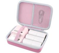 Flaxune Hard Case for Niimbot B21/B21 Pro/B1/B1 Pro Label Printer(Pink)