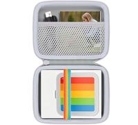 Flaxune Hard Case for Polaroid Hi-Print Bluetooth Connected 3x3 Printer | Protective Storage Box, Portable Carrying Box, Made of Hard EVA, Shockproof, Scratch Resistant, White