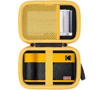 Flaxune Hard Travel Carrying Case for Kodak Mini 2 ERA/Mini Shot 2 Retro 4PASS Portable Photo Printer, Yellow Case