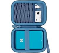 Flaxune Hard Travel Carrying Case for Kodak Step/Step Slim Instant Photo Printer, Blue Case