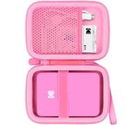 Flaxune Hard Travel Carrying Case for Kodak Step/Step Slim Instant Photo Printer, Pink Case