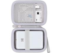Flaxune Hard Travel Carrying Case for Kodak Step/Step Slim Instant Photo Printer, White Case