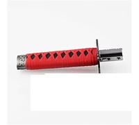 FLBZBLKASL Gear Shifter Knobs Universal 200MM/300MM Samurai Sword Shift Knob Shifter with Adapters Gear Accessories Head Gear Lever Knob( 20cm Red with Black2)