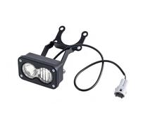FLBZBLKASL Motorcycle LED Headlight Replacement Kit For Sur-Ron for Segway for X260 for Flood Light Pod Combo Accessories Motorcycle Hi/Lo Beam Running Light(As Shown White light)