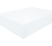 FLCA 1 Piece Fitted Bed Sheets Set Microfiber 1800 Series Bottom Bedding Sheets - Deep Pockets (White, Fitted Sheet (Twin))