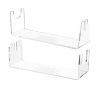 Flcivsh 2 Pack Knife Display Stand Acrylic Knife Stand, Desktop Knife Display, Single Knife Holder Pocket Knife Display Stand