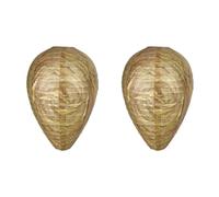 Flcivsh 2 Pcs Wasp Nest Decoy Wasp Deterrent for Outdoor Hanging, Home and Garden Easy to Use B