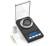 Flcivsh 50G/0.001G Milligram Scale,Milligram Precision Scale,MG, Pocket Scale,Laboratory Scale with LCD Display,Letter Scale