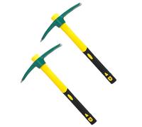 Flcivsh Garden Hand Pick Mattock Hoe - Perfect for Digging and Weeding Activities, Ideal for Campers