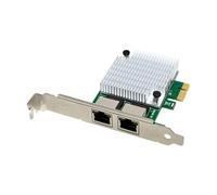 Flcivsh Gigabit Ethernet Network Card NI Dual Port Network Adapter 1000Mbps High-Speed LAN Network Card for Win7/8/10