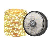 Flcivsh LED String Lights Camping Lantern USB Rechargeable 2 in 1 Portable Outdoor Light with 8 Lighting Modes Camping Light A