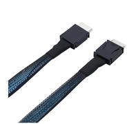 Flcivsh PCIE Oculink SFF 8611 4I to MINI SAS SFF-8611 4I Server Super Speed Cable Data Extension Cable Data Transfer Line 1m