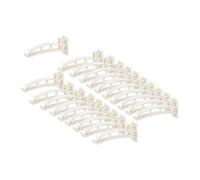 FLCPJGV 10-piece Gutter Bracket Hook Set, PVC Material, Sturdy, Easy to Install, for Maintenance Work and Roofing Systems, 20pcs