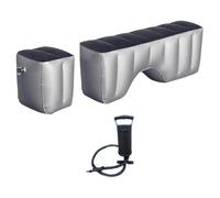 FLCPJGV 2-Piece Car Back Seat Bed, Inflatable Air Cushions, PVC Flocking Spacer Sleeping Pads for Relaxed Drives And Breaks in The Car for Travel, Concave