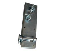 FLCPJGV 2 Pieces Bottom Lifting Bracket Roller Rails Complete Set for Garage Door Installation Including Pre-drilled Holes and Hardware for, 2 Hole