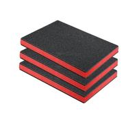 FLCPJGV 3 Pieces Inserts Tool Box Foam Sheets Organizer Removable Suitable for Packaging Storage Model Making, 30.5cmx25.5cmx2.5cm