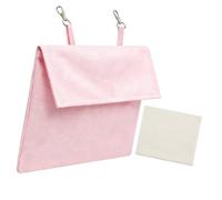 FLCPJGV 4-Piece for Small Animals, Washable Cooling Bag for Hanging on Cage, Insulated and Portable Bag with Ice Compartment, Breathable Cooling, Pink