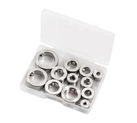 FLCPJGV 6 Pieces Bits Depth Stop Kit Position Limiting Collar Stainless Steel Shaft Guide Stopper Screw Adjustment Tool Suitable for Machinery, 12pcs