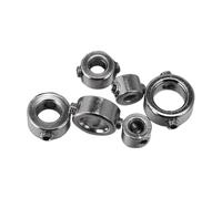 FLCPJGV 6 Pieces Bits Depth Stop Kit Position Limiting Collar Stainless Steel Shaft Guide Stopper Screw Adjustment Tool Suitable for Machinery, 6pcs