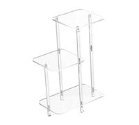 FLCPJGV Acrylic Side Table for Interior Decoration, Square