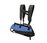 FLCPJGV Backpack Adjustable Pet Carrying Outdoor Carrier Tote Legs Out Front Cat Backpack Comfortable Double Shoulder Strap Oxford Clo, Black Blue, L