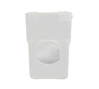 FLCPJGV Bird Feeder Automatic Feeder for Side of Cage Hanging Feeder Bird Food Box Splashproof for Parrot Parakeet Canary, single hole