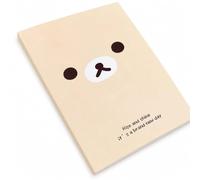 FLCPJGV Blank Notebook, Cartoon, Glazed Pink Rose