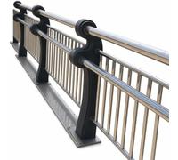 FLCPJGV Bridge Railing 304 Stainless Steel, Anti-Collision Rail for Bridge Construction Projects, for Construction