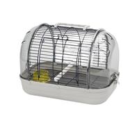 FLCPJGV Carrier, Portable Bird Transport Box, Bird Cage with Removable Tray, Transparent Parrot Cage with Handle And Perch for Home Use, Gray