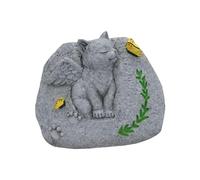 FLCPJGV Cat Memorial Stone Final Resting Peace Cat Grave Marker for Yard Garden Lawn