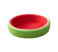 FLCPJGV Cat Scratch Pad Sisal Cat Watermelon Nest Scratching Board Bowl Cat Lounge Bed Engineering Resistant Suitable for Gift Giving Home, XL and without base