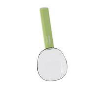 FLCPJGV Cat Spoon Measuring Spoon Food Scooper Long Handle Feeder Built-in Bag Clip Accurate Scale Multipurpose Use Suitable for Cat Dog Kitten Small Pet, green