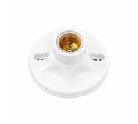 FLCPJGV Ceramic Lamp Holder Socket Base Fixture Adapter Using Bakelite For Heat Stability and Simple Replacement Suitable for Home Tasks Apartment Maintenance, Ceramic, Plastic
