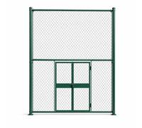 FLCPJGV Chain Link e for Stadiums and Sports Fields, Galvanized Coated Metal Wire e