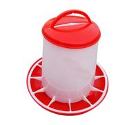 FLCPJGV Chick Feeder Feeder Bucket Food Dispenser with Stable Base And Large Capacity PP Material Suitable for Backyard Raising, 3kg